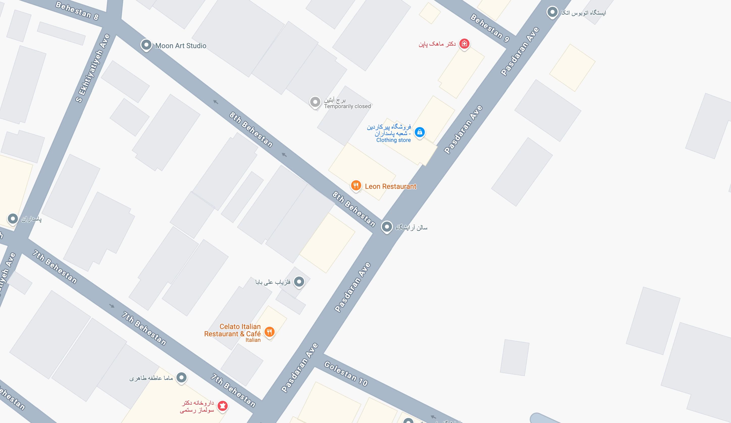 Contact Us Map